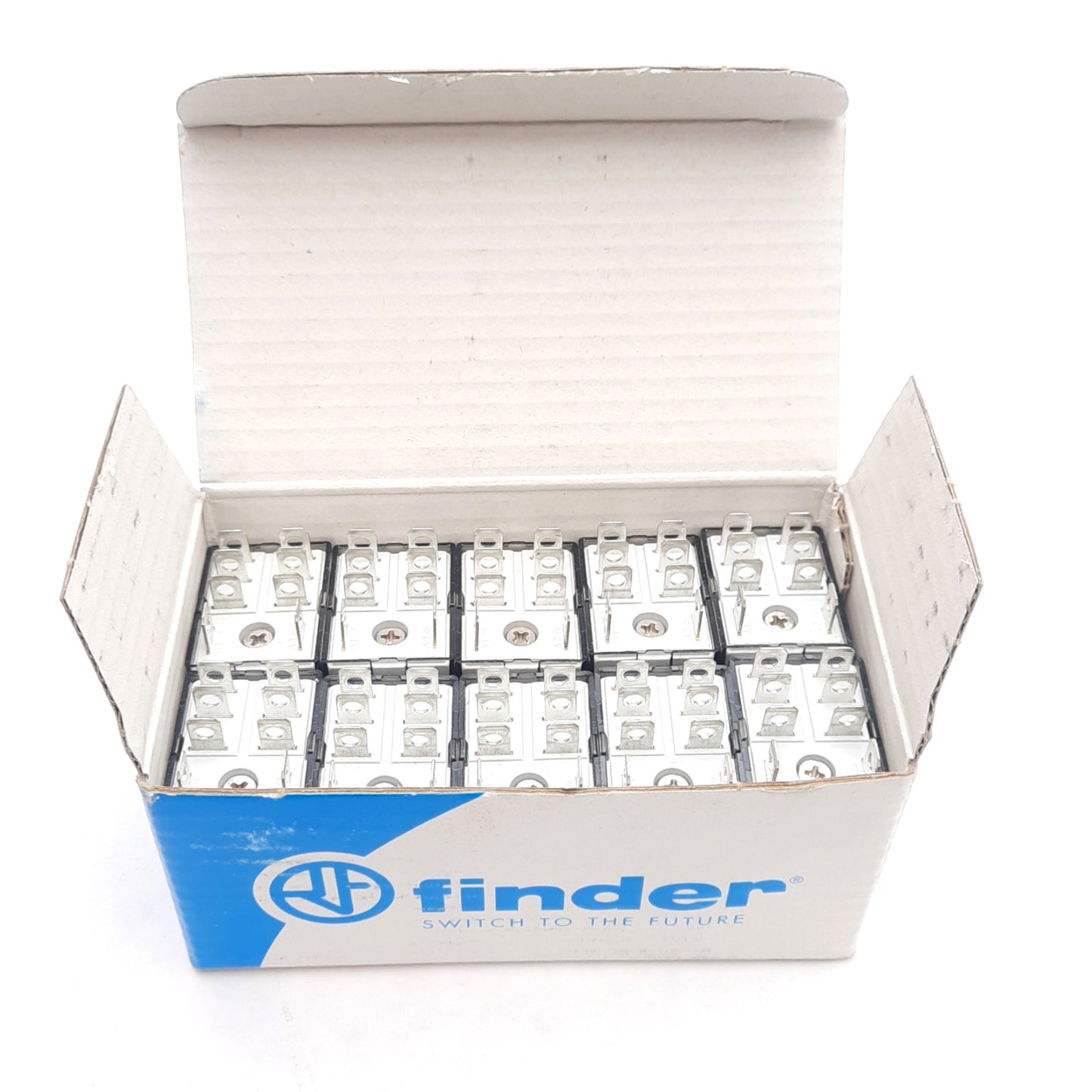 New Lot of 10 Finder 56.32.8.120.0030 Power Relay, 250VAC 12A, 2CO DPDT, 120VAC Coil