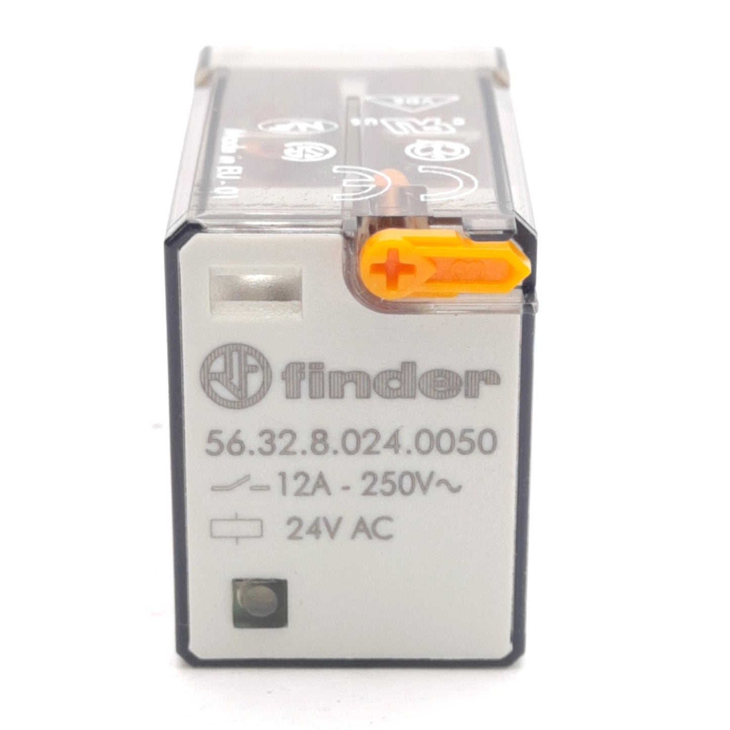 New Lot of 10 Finder 56.32.8.024.0050 Power Relay, 250VAC 12A, 2CO DPDT, 24VAC Coil