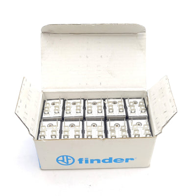 New Lot of 10 Finder 56.32.8.024.0050 Power Relay, 250VAC 12A, 2CO DPDT, 24VAC Coil