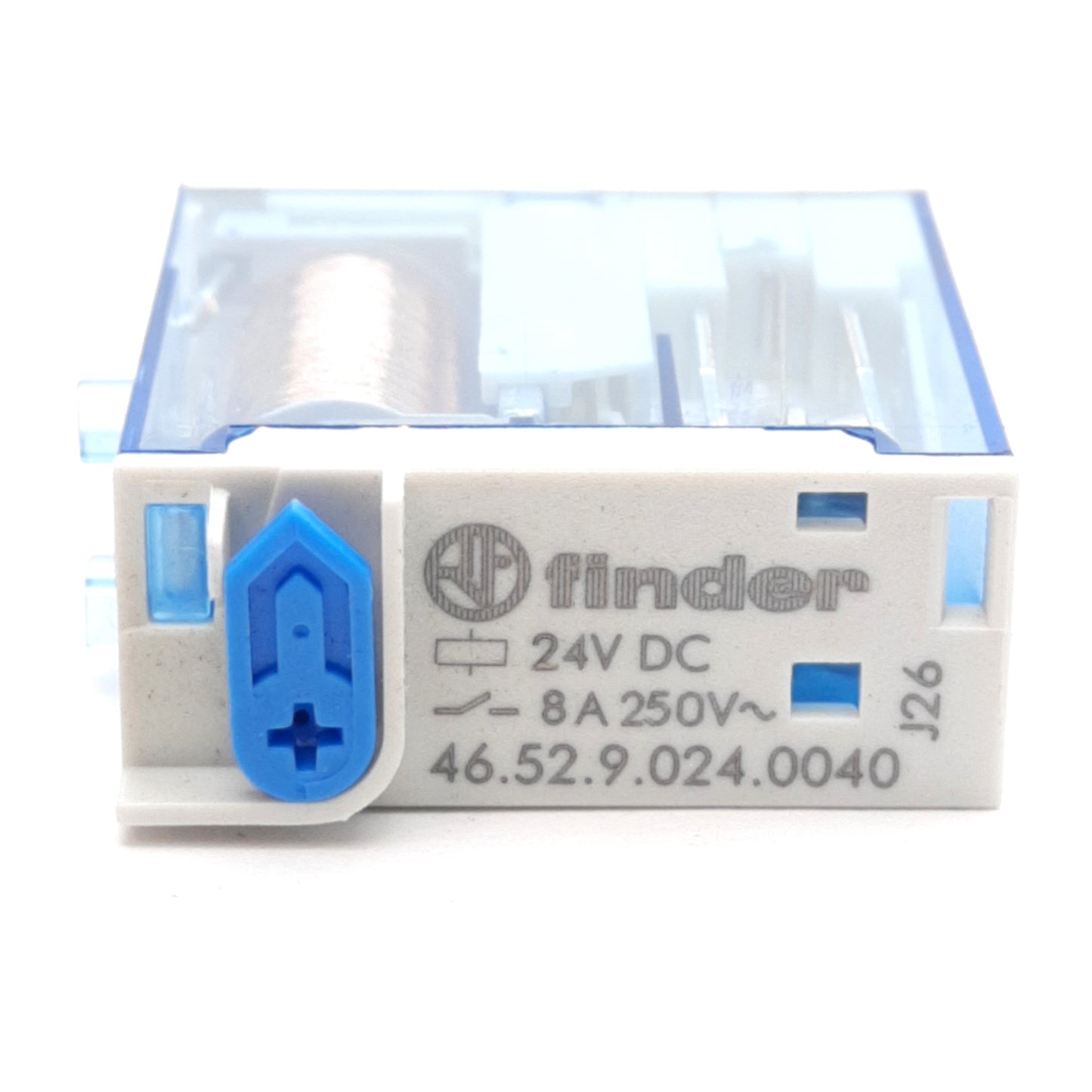 New Lot of 10 Finder 46.52.9.024.0040 Power Relay, 2CO DPDT, 24VDC Coil, 250VAC 8A