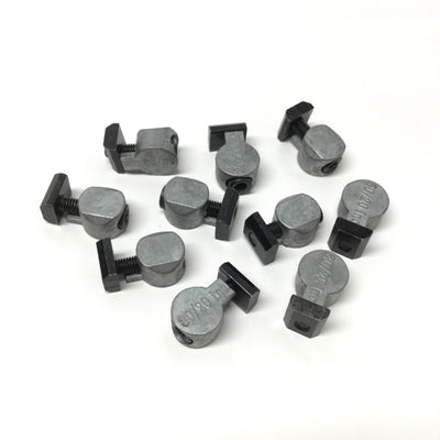 Used Lot of 10 80/20 3395 Standard Anchor Fastener Assembly Cam 10-32 T-Nut 10-Series