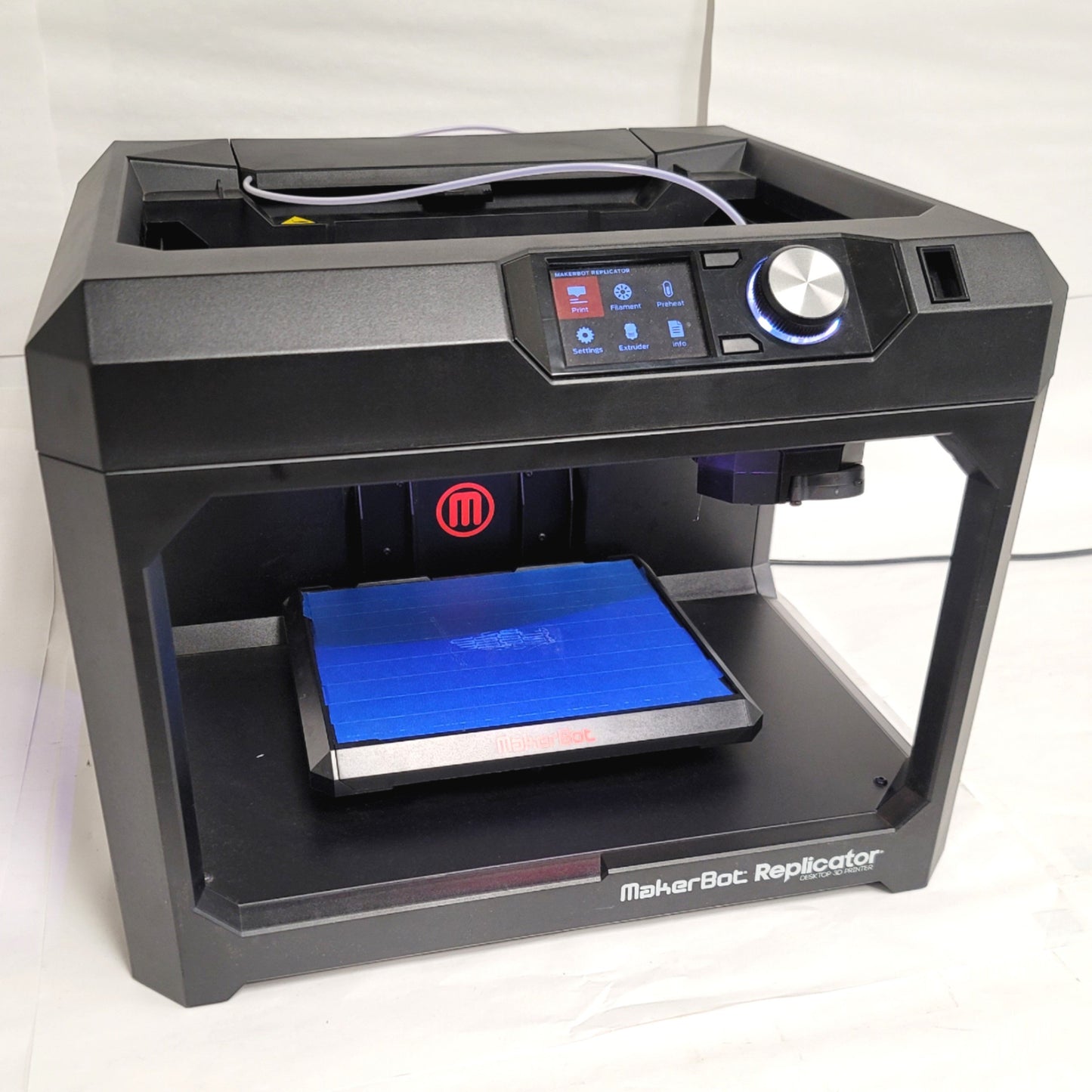 Used MakerBot Replicator Desktop 3D Printer 100µm Res, 9.9"W x 7.8"D x 5.9"H Build