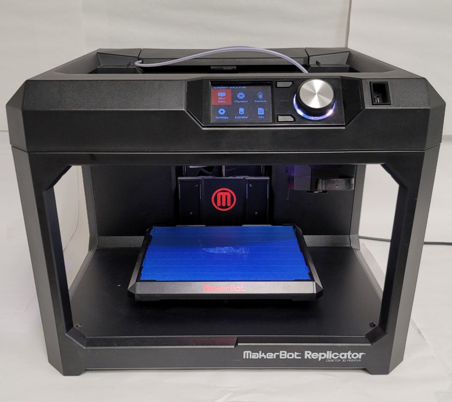 Used MakerBot Replicator Desktop 3D Printer 100µm Res, 9.9"W x 7.8"D x 5.9"H Build