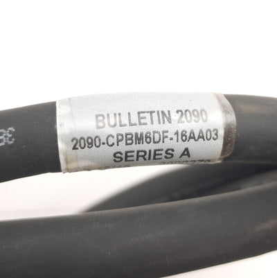 Used Allen Bradley 2090-CPBM6DF-16AA03 Kinetix Motor Cable, Power/Brake Leads, *5ft*