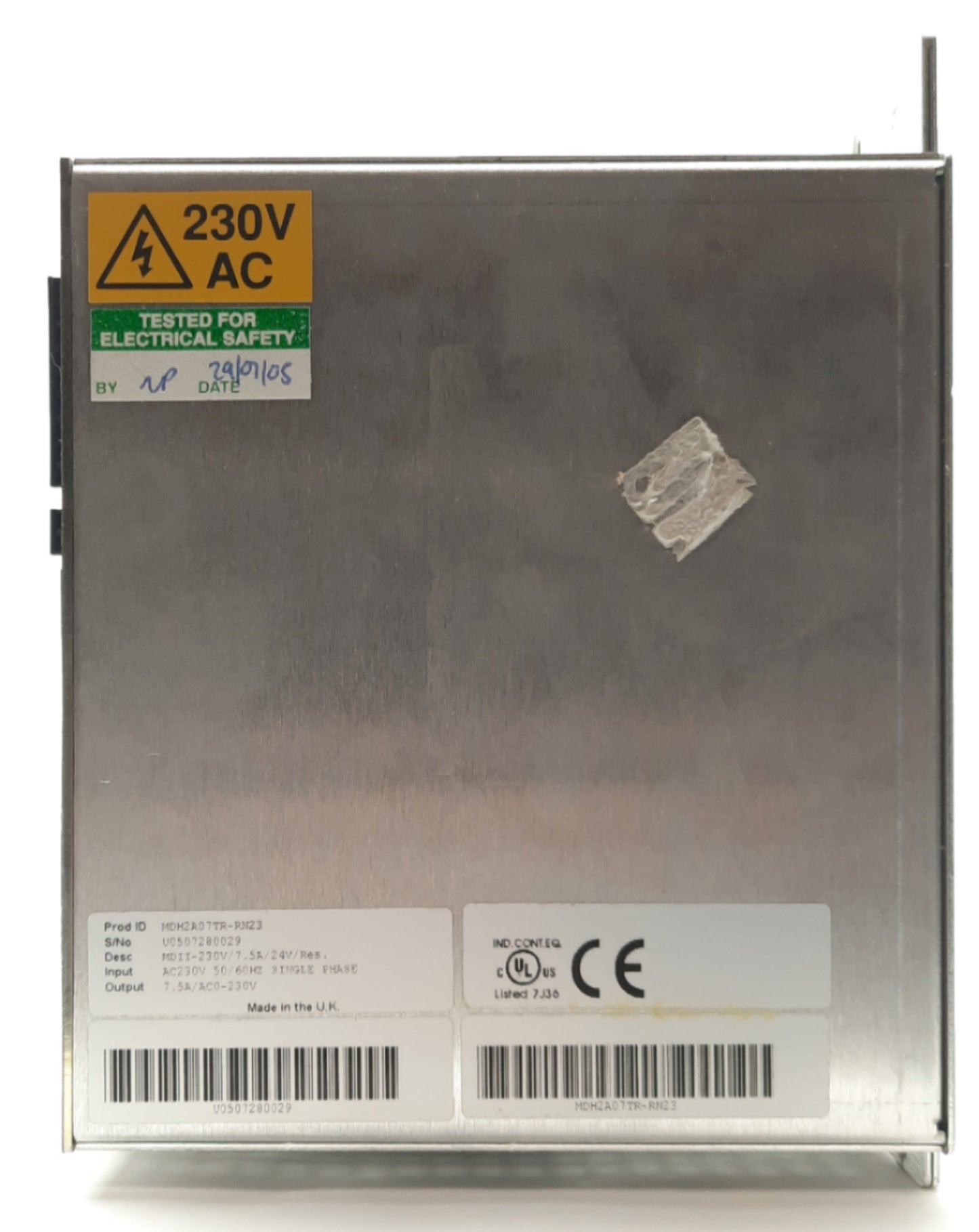 Used Baldor MDH2A07TR-RN23 MintDrive II Servo Drive 1-Axes 230VAC 7.5A Out 230VAC In