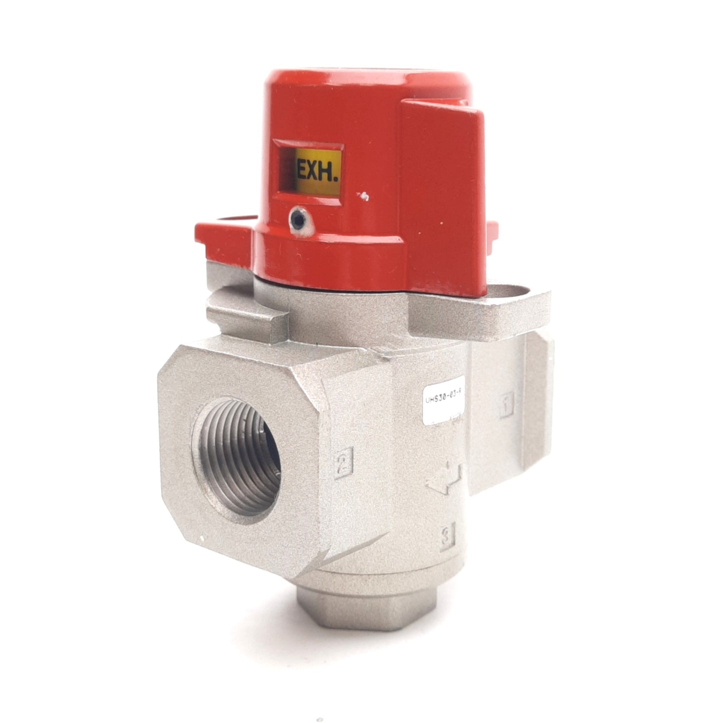 New SMC VHS30-03-R Manual 3-Port Lock Out Shut Off Valve, 0.1-1.0MPa, Rc3/8 Ports