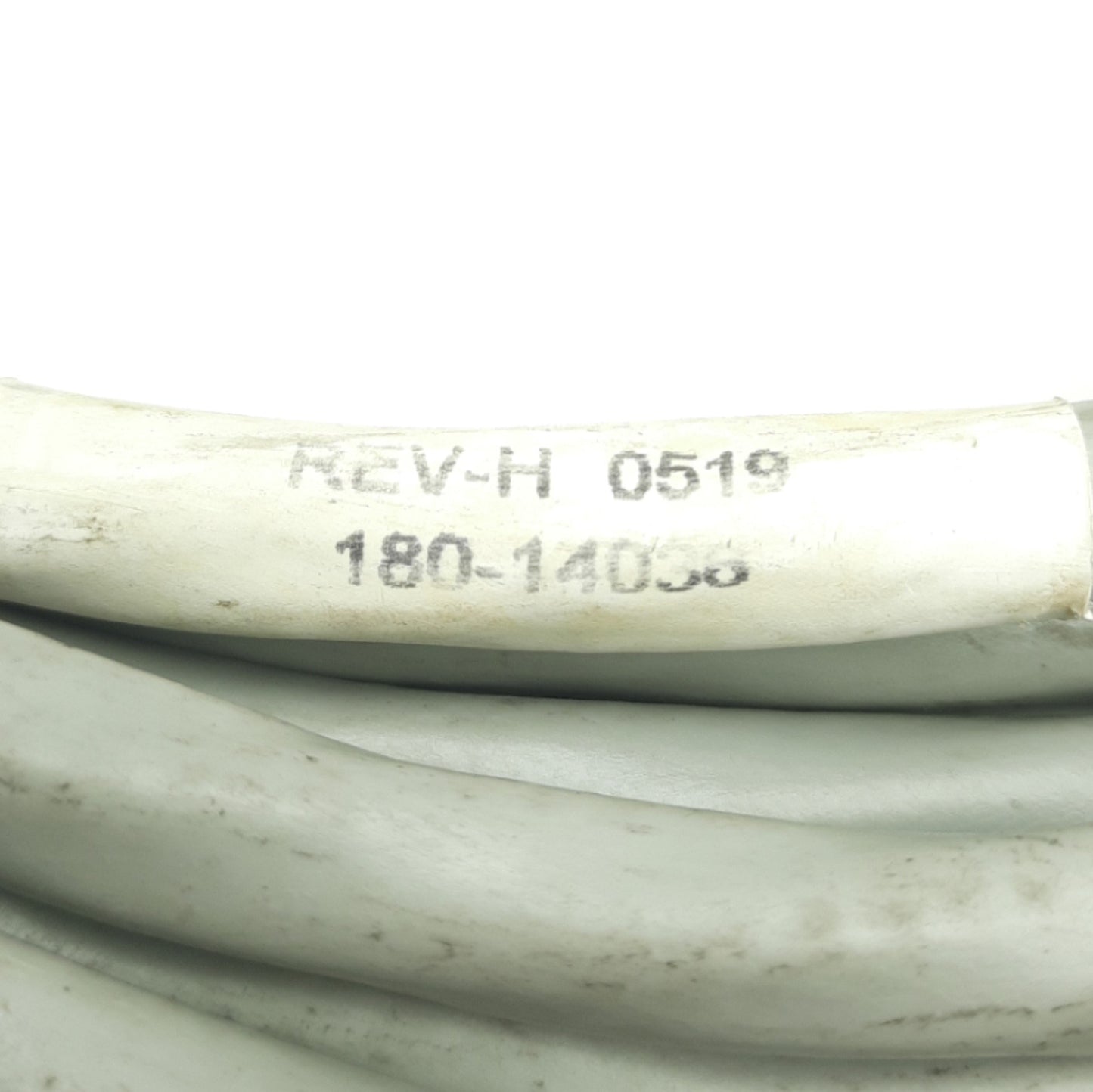 Used Parker 170-24034 Motor Cable Assembly 14AWG, 50Ft, Right Angled Female, 3/4"