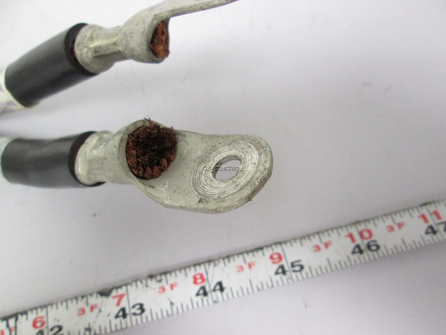 Used Lot of 2 12" 1/0 Jumper for UPS, Solar, Battery Array Bolt-On Connection 600VAC