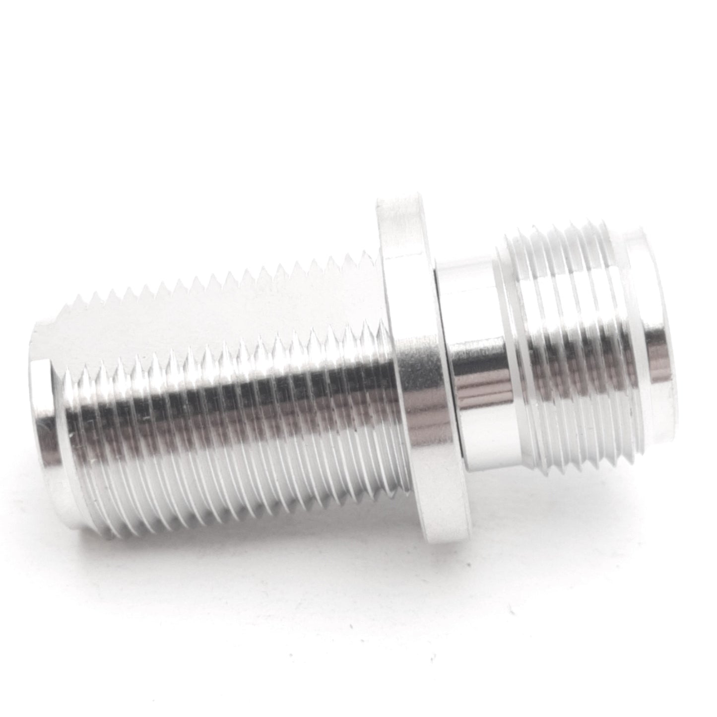 New Lot of 8 Amphenol 172124 N-Type Bulkhead Adapter, N-Type Female to N-Type 50 Ohm