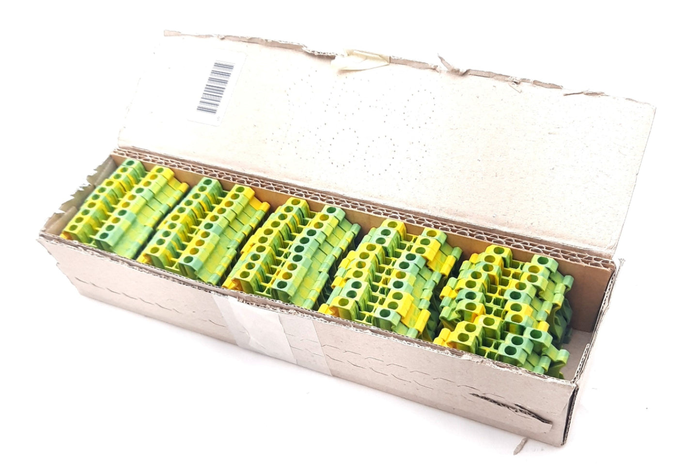 New Lot of 50 Phoenix Contact UT 2,5-PE Ground Terminal 2 Position 8kV, 0.77W