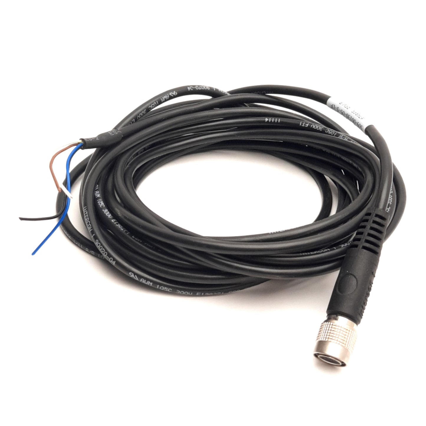 Used Intercon 1 509-00130-05-S-LF Hirose Power Cable, 12 Pin Female, 5 Meters