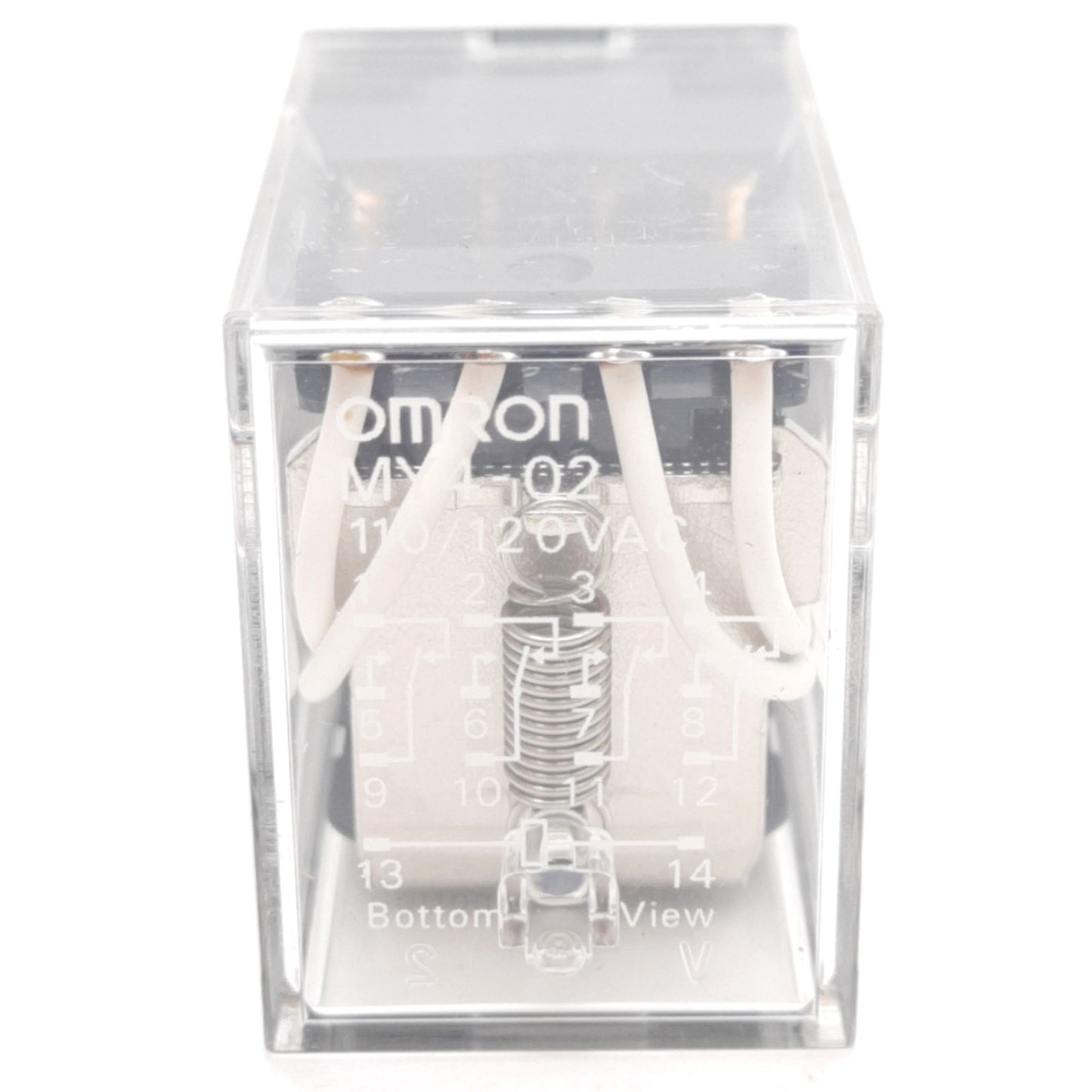 New Lot of 10 Omron MY4-02 Power Relay, 4PDT, 110/120VAC Coil, 250VAC 3A Contact