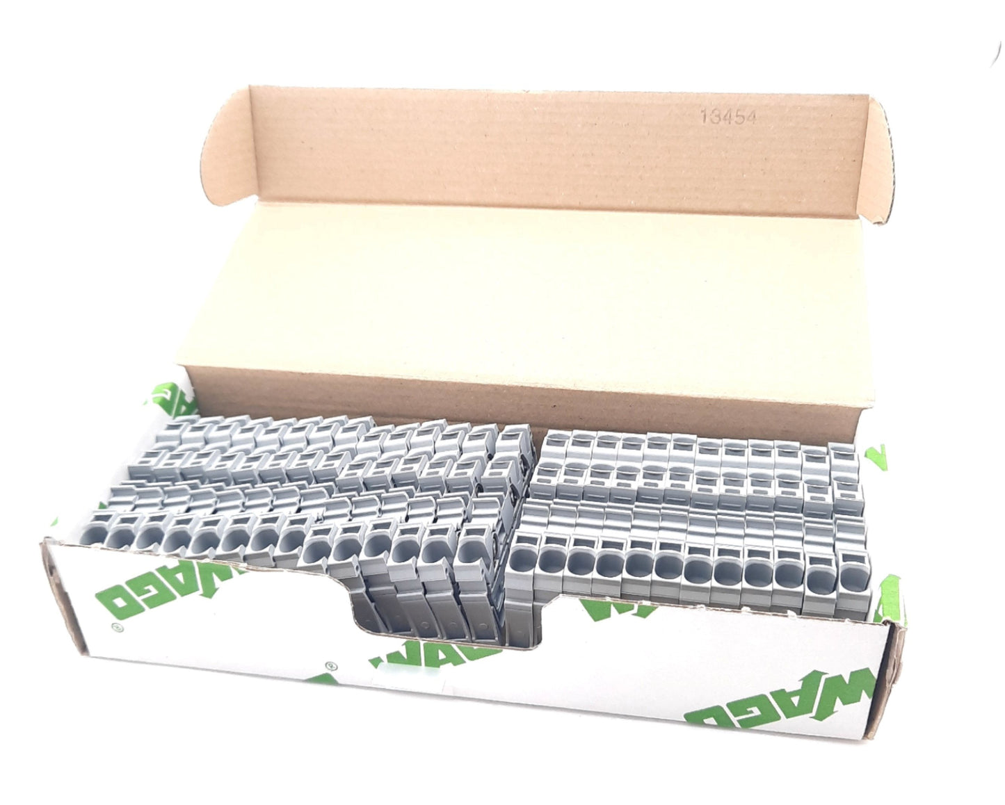 New Lot of 25 Wago 2006-1301 TopJob Feedthrough Terminal Block 600V 50A 20-8 AWG