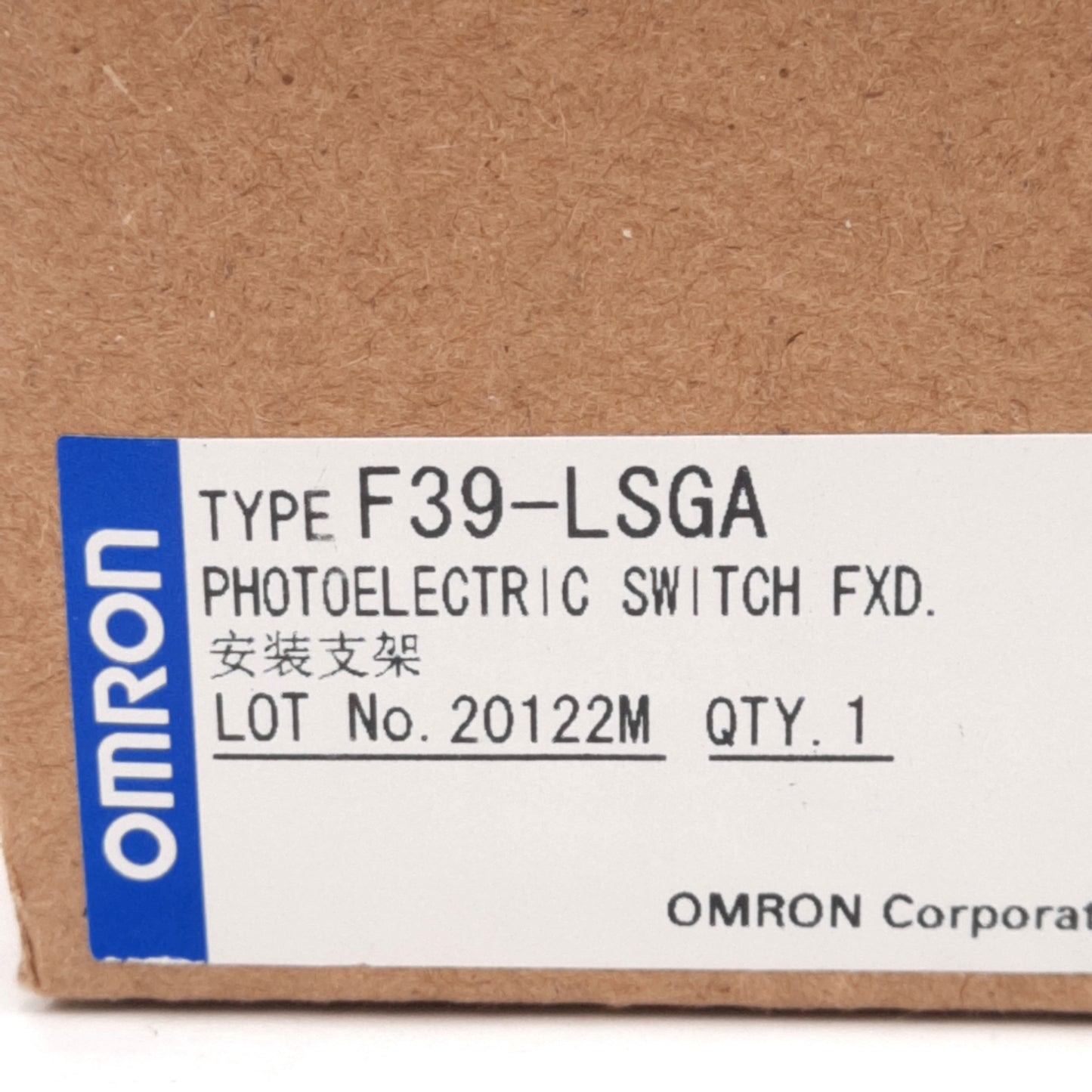 New Omron F39-LSGA Safety Light Curtain Mounting Bracket, For: F3SG-SR/PG Series