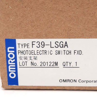 New Omron F39-LSGA Safety Light Curtain Mounting Bracket, For: F3SG-SR/PG Series