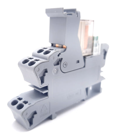 New – Open box Wago 788-334 Relay and Socket DPDT 24VDC, 8A, 400mW, 250VAC , 5000V, 7ms/2ms