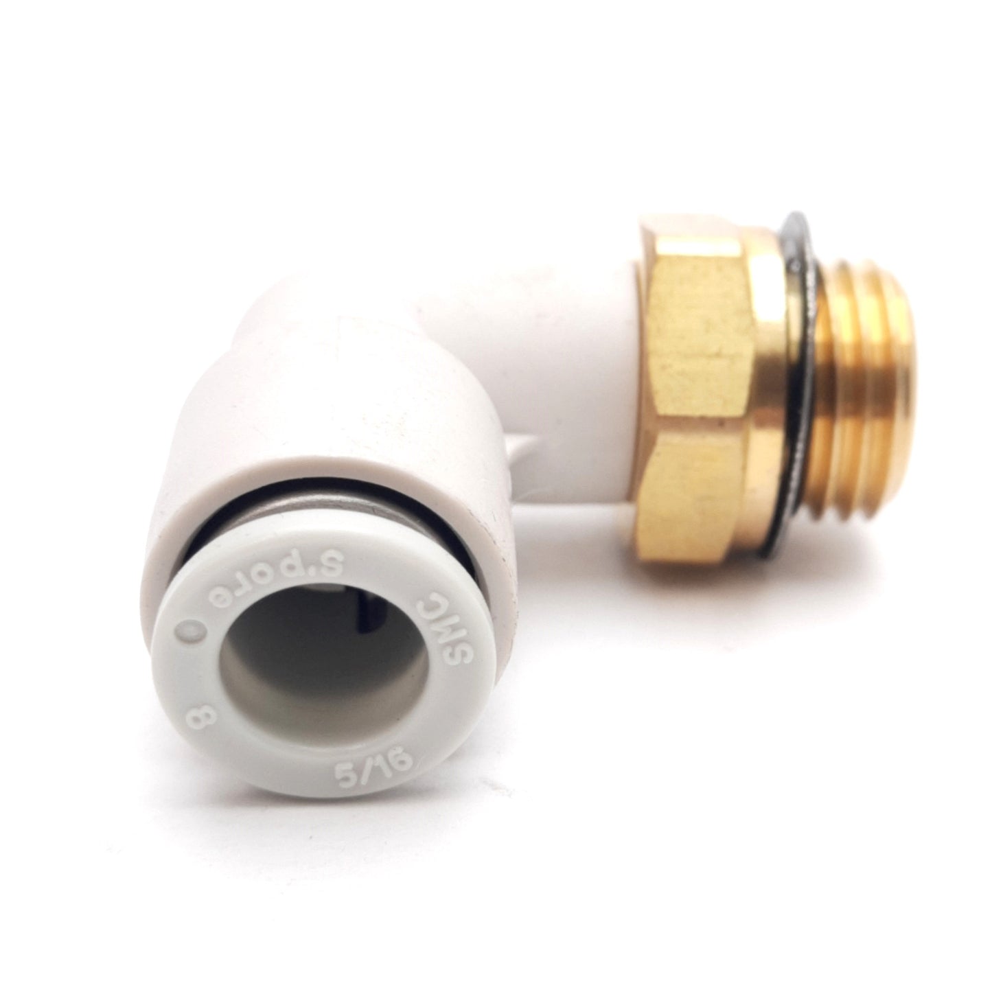 New Lot of 10 SMC KQ2L08-G02 Elbow Fitting, G1/4 Male Thread to ø8mm One-Touch