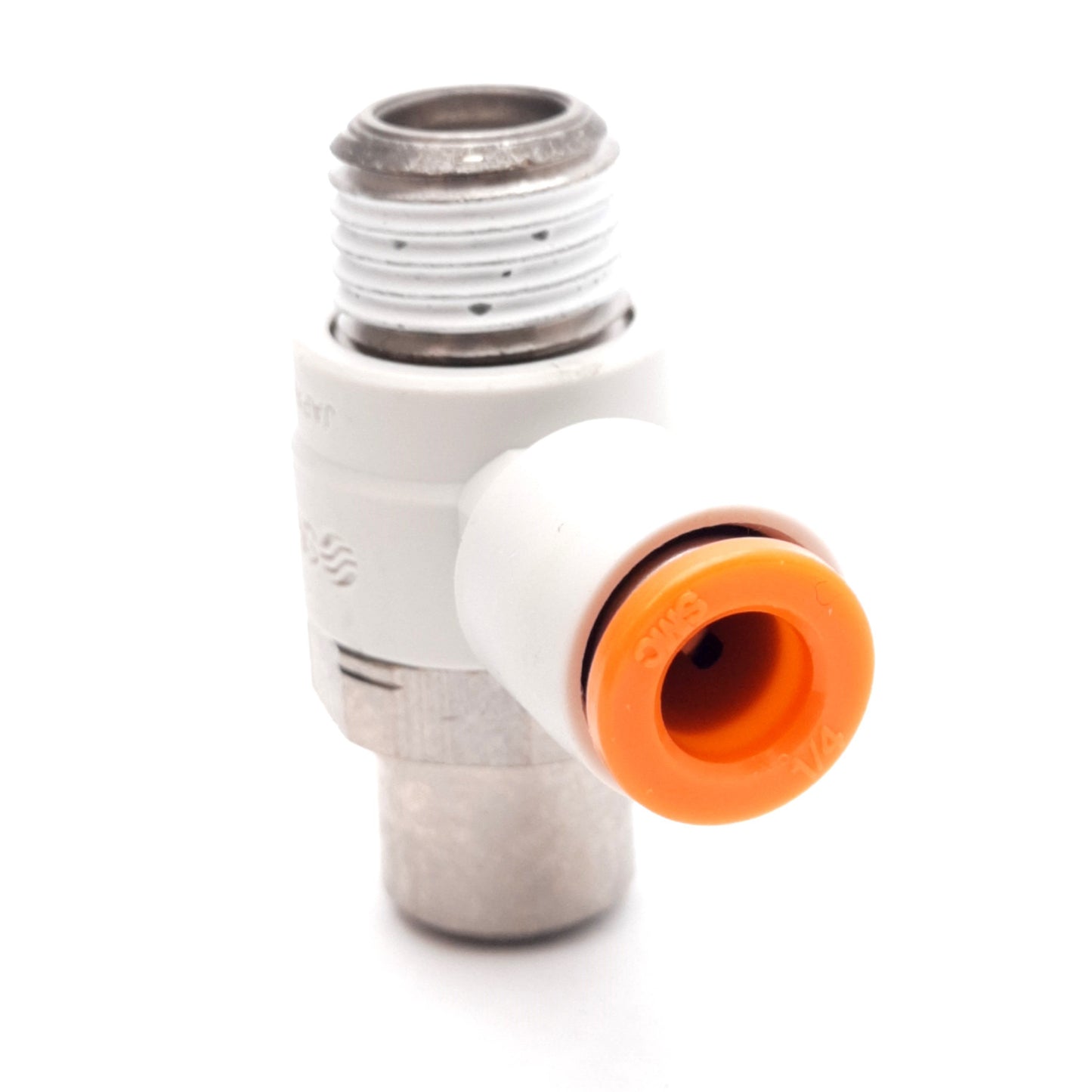 New Lot of 10 AS2211F-N02-07ST Speed Controller Fitting, 1/4in NPT Male to 1/4in P2C