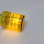Used Allen Bradley 855E-24TL8 Stacklight Lens & Bulb Steady Yellow LED Lamp, 24VAC/DC
