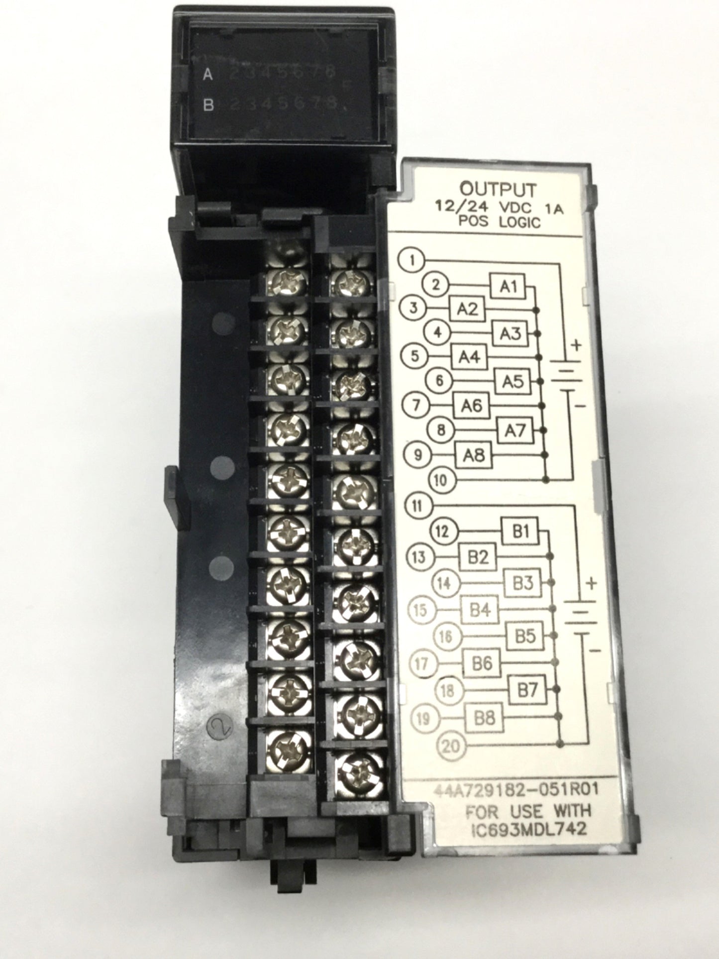 Used GE Fanuc IC693MDL742C Series 90-30 Output Module 16Pt 12/24VDC 1A Pos Logic ESCP