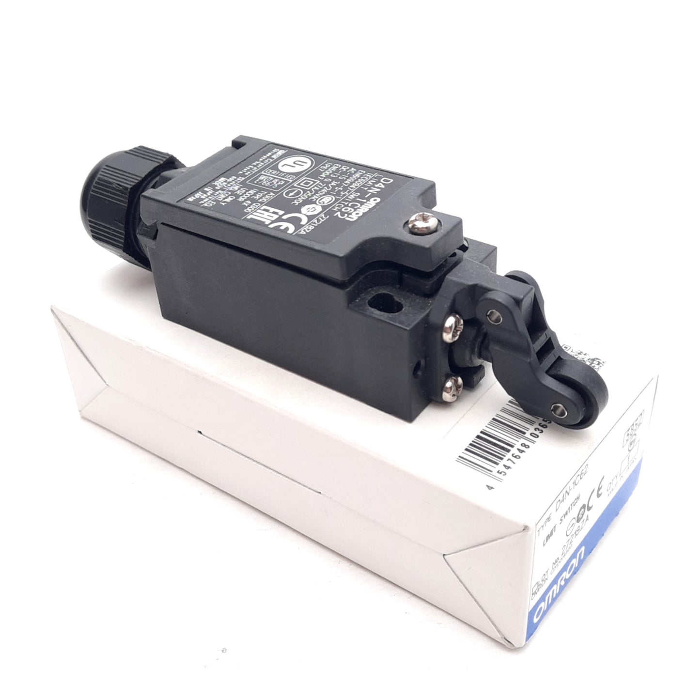 New – Open box Omron D4N-1C62 Limit Switch, Pg13.5 Conduit, 2NC/1NO, 3A/240VAC 0.27A/250VDC