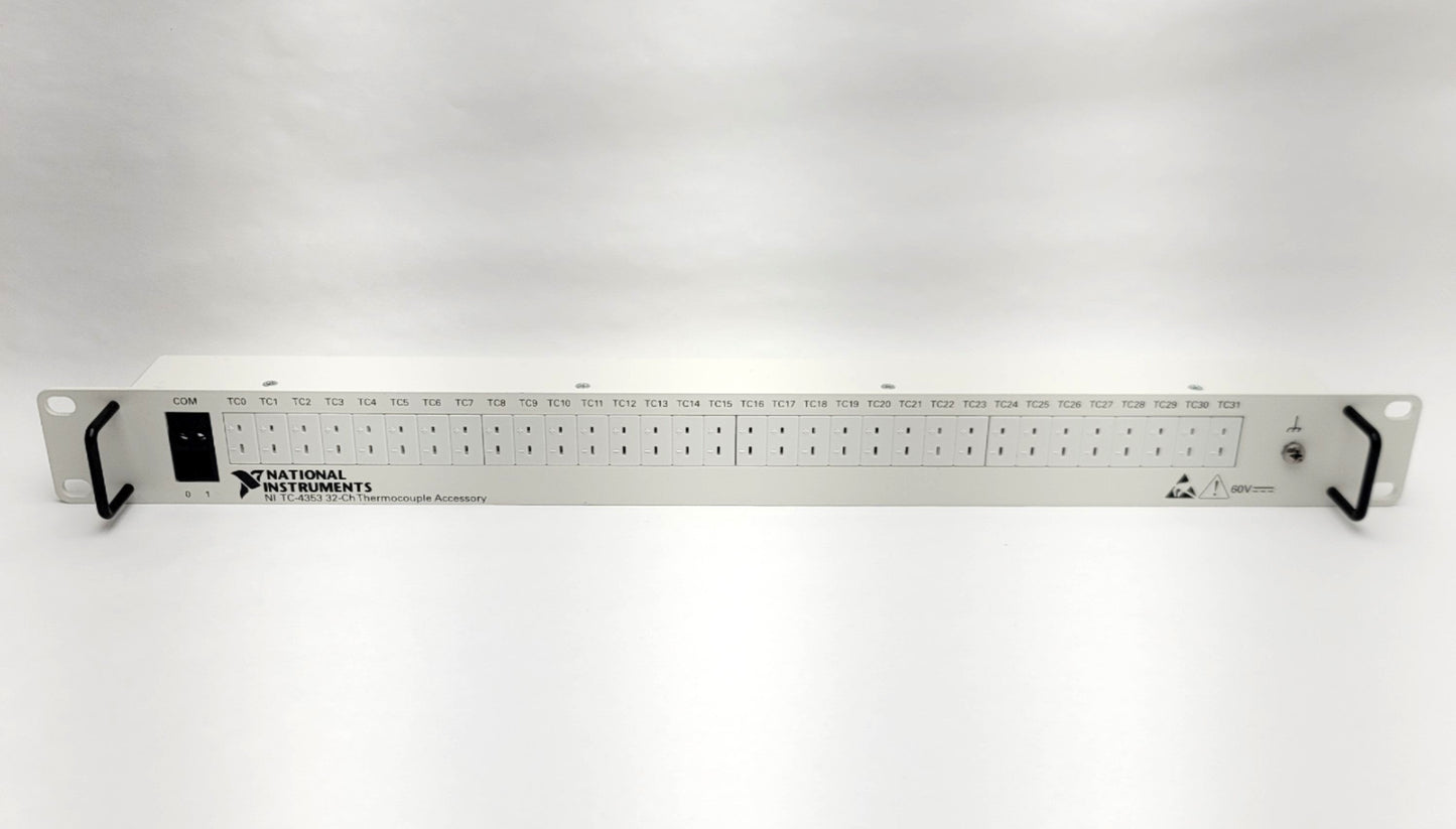 Used National Instruments NI TC-4353 32 Channel Rack Mount Thermocouple Input Module