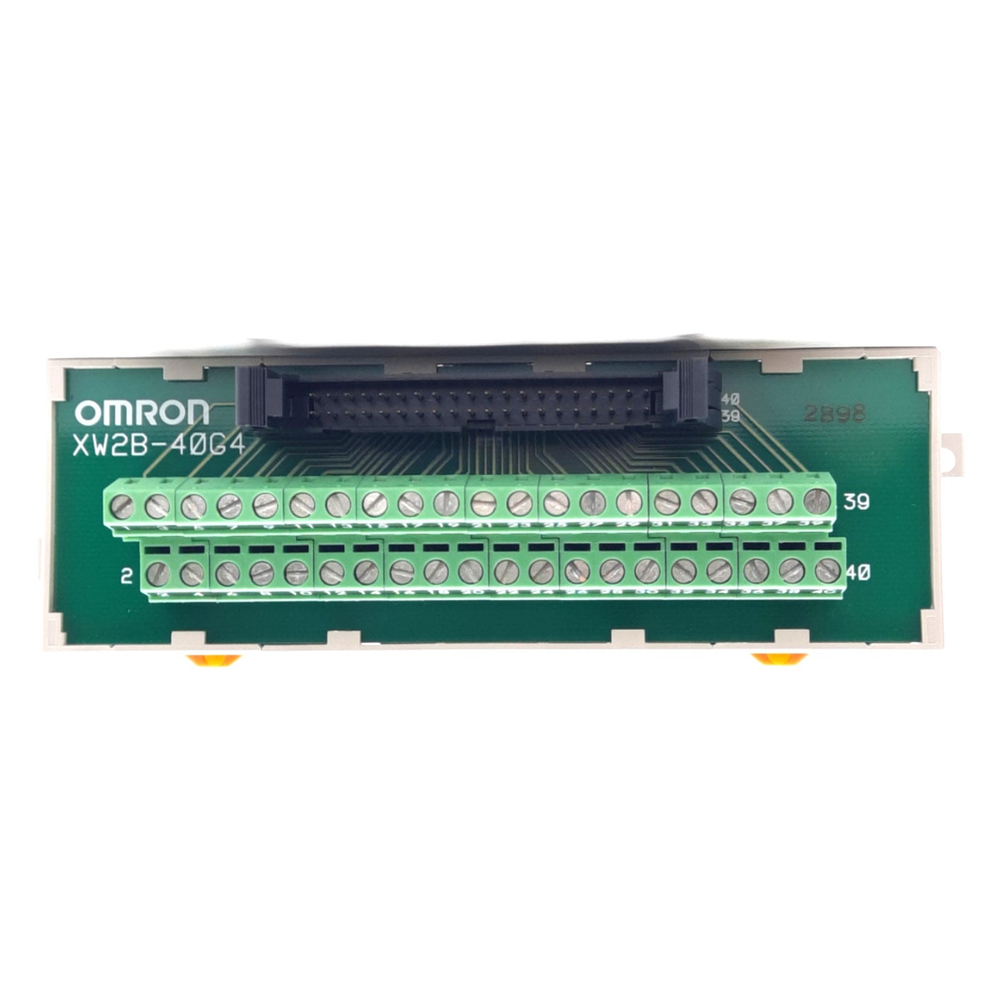 New Omron XW2B-40G4 Breakout Board, 40-Position, 40-Pin Flat Cable Plug, 125VAC 1A