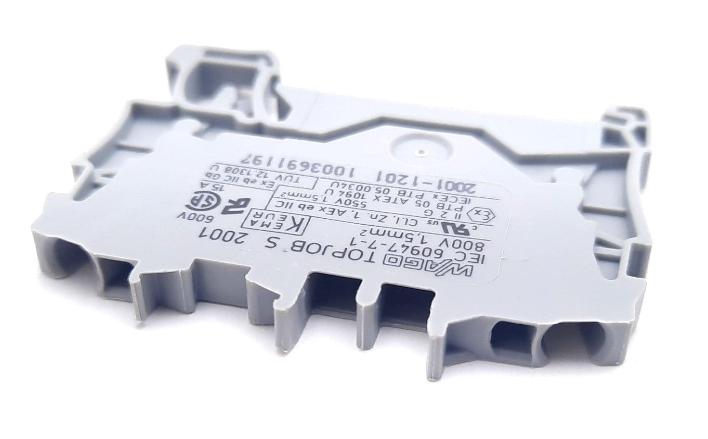 New Lot of 100 Wago 20001-1201 Feedthrough Terminal Block 2 Conductor 800V 24A