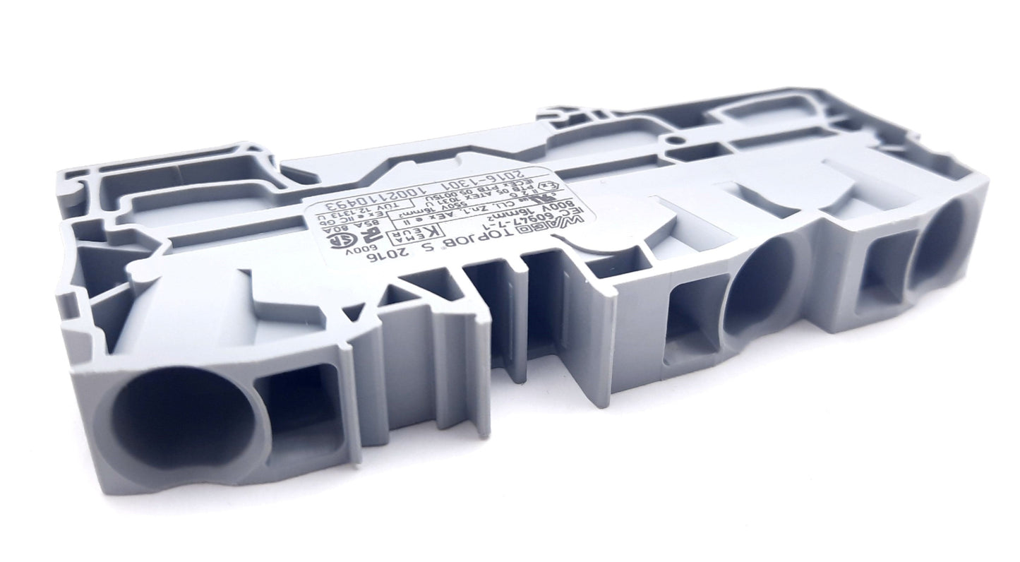 New Lot of 13 Wago 2016-1301 3 Position Terminal Block 25mm 800V 76A 20-4AWG