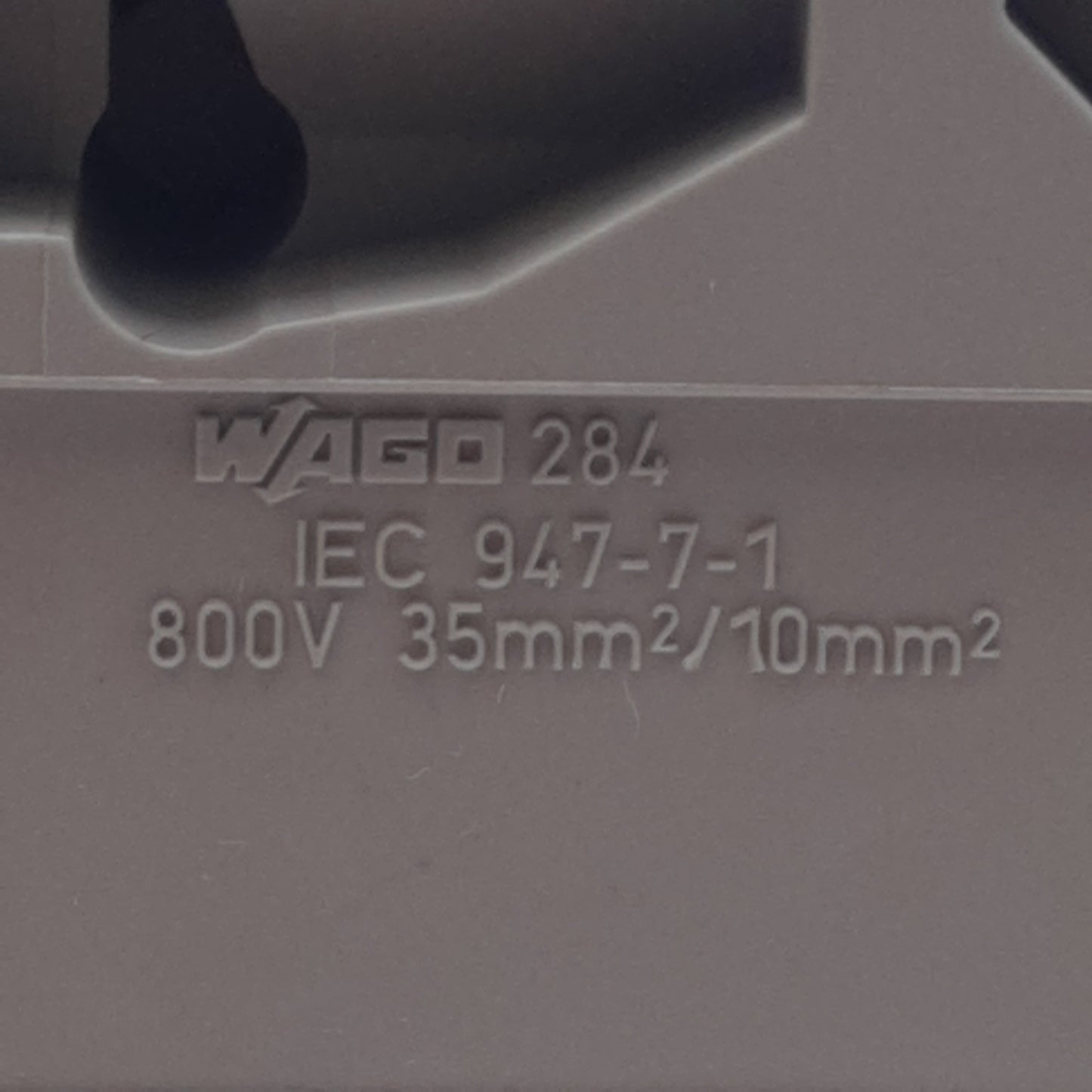 New – Open box Lot of 6 Wago 284-621 Distribution Terminal Block 3-Connection 800V 125A 24-8AWG