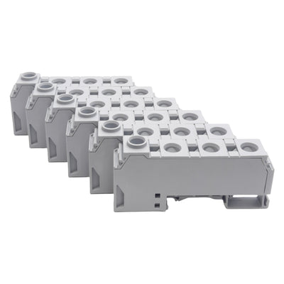 New – Open box Lot of 6 Wago 284-621 Distribution Terminal Block 3-Connection 800V 125A 24-8AWG