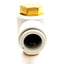 New Lot of 5 SMC KQ2V10-02AS Universal Male Elbow, ø10mm One-Touch to Rc1/4