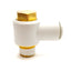 New Lot of 5 SMC KQ2V10-02AS Universal Male Elbow, ø10mm One-Touch to Rc1/4