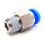 New Lot of 40 SPC PC 1/4-N01U EPNI Pneumatic Fittings, ø1/4in One-Touch to 1/8in NPT