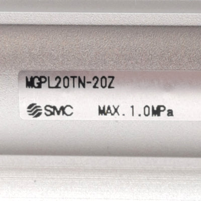 New SMC MGPL20TN-20Z Guided Cylinder, ø20mm Bore, 20mm Stroke, 1/8in NPT, 1.0MPa