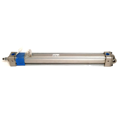 Used SMC NCA1X200-1800 Tie-Rod Cylinder, ø2in Bore, 18in Stroke, 3/8in NPTF, 250psi