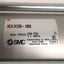 Used SMC NCA1X200-1800 Tie-Rod Cylinder, ø2in Bore, 18in Stroke, 3/8in NPTF, 250psi