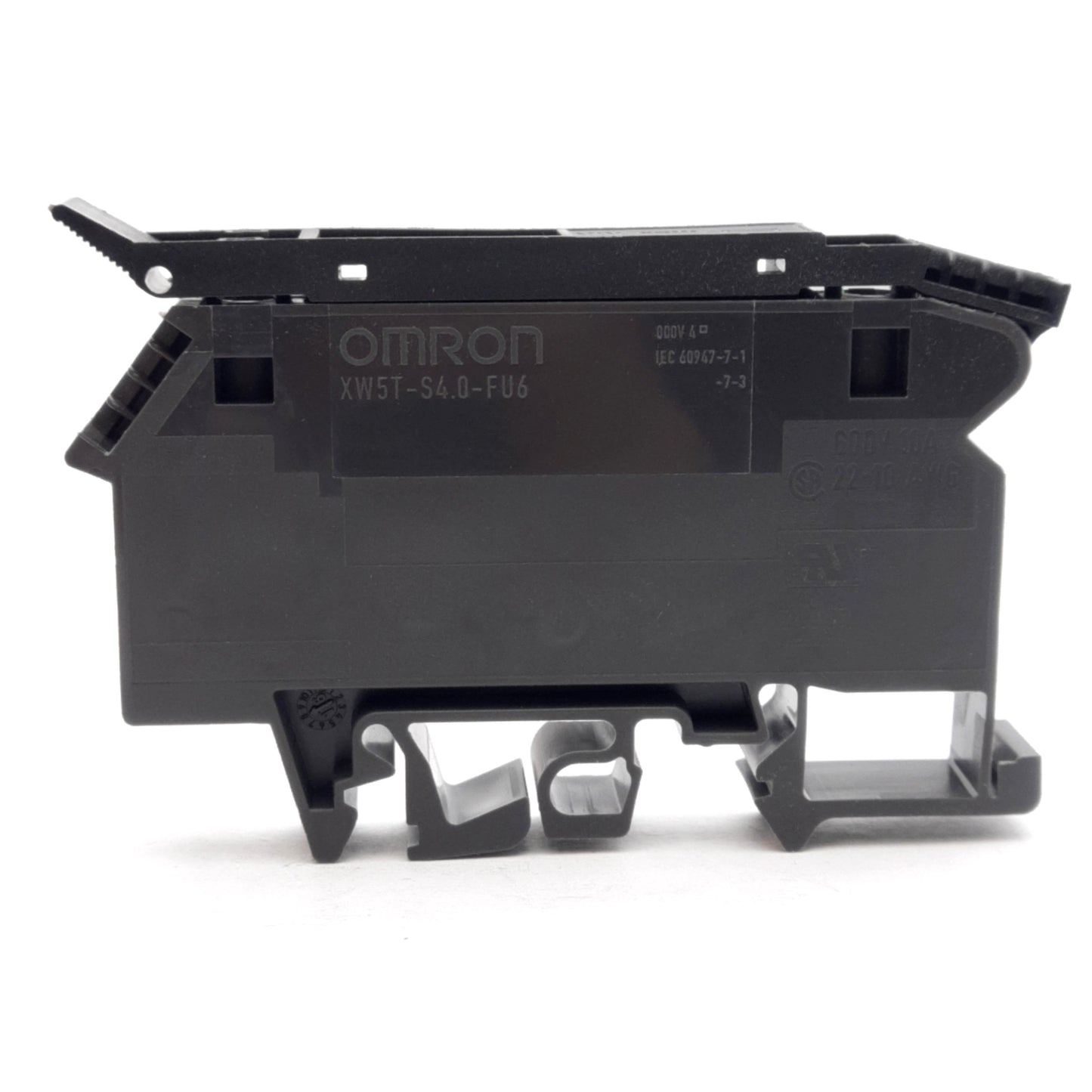 New – Open box Lot of 5 Omron XW5T-S4.0-FU6 Feed Through Terminal Block, 600V 10A, DIN Rail