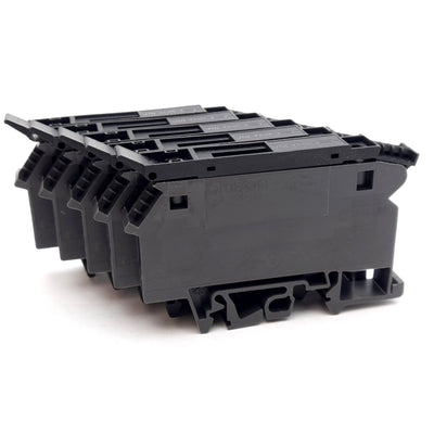 New – Open box Lot of 5 Omron XW5T-S4.0-FU6 Feed Through Terminal Block, 600V 10A, DIN Rail