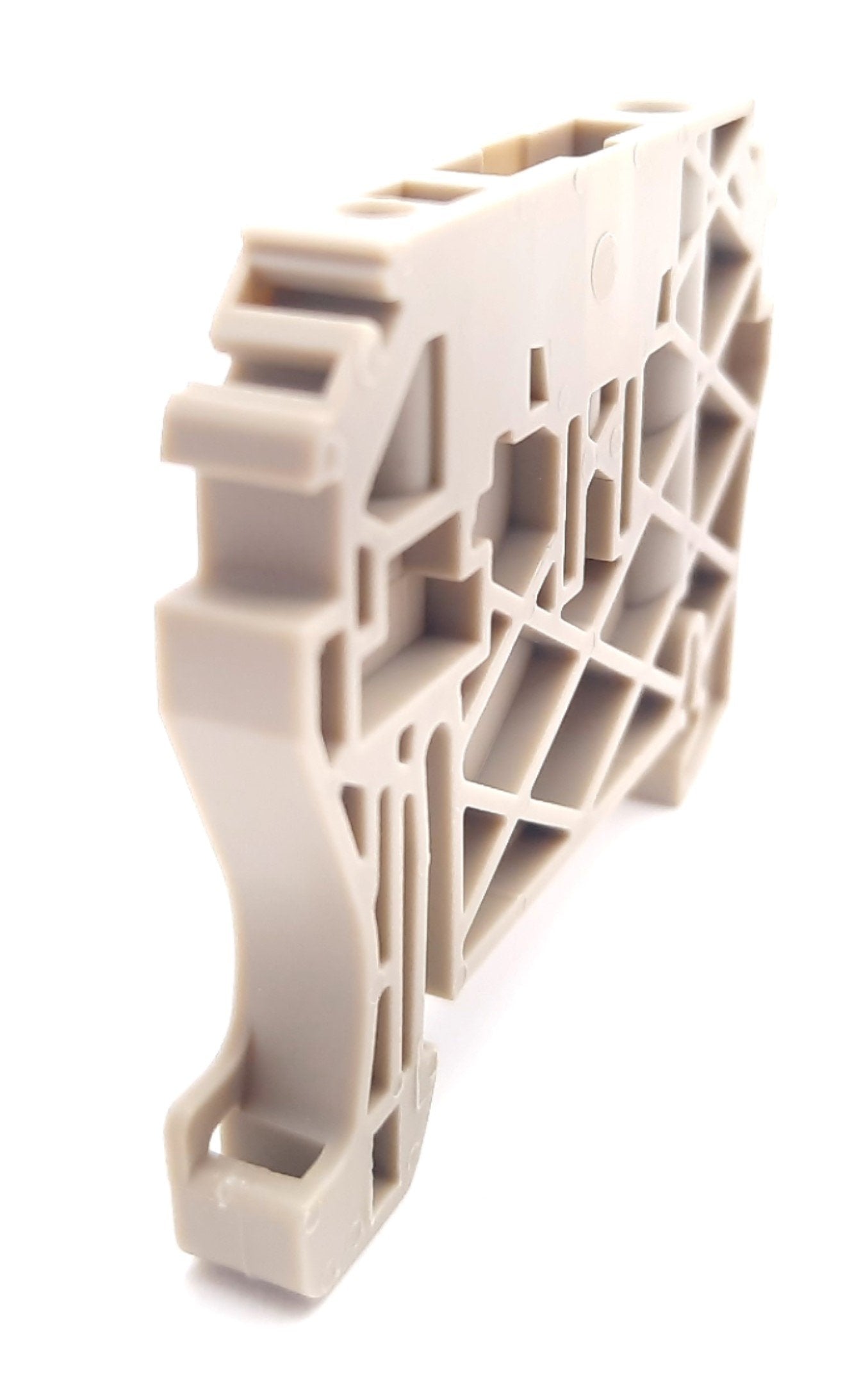 New Lot of 35 Weidmuller ZEW Terminal Block End Bracket, 35mm DIN Rail Mount