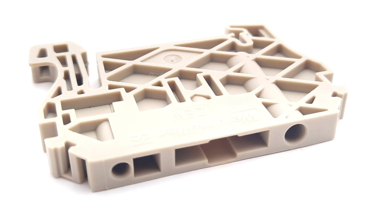 New Lot of 35 Weidmuller ZEW Terminal Block End Bracket, 35mm DIN Rail Mount