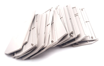 New Lot of 20 Weidmuller ZAP/TW6/3AN Terminal End Plate 36.95mm x 90mm x 2mm