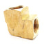New Lot of 9 28003 3/8in 90 Degree Female Brass Elbow Fitting, 3/8in FIP/NPT