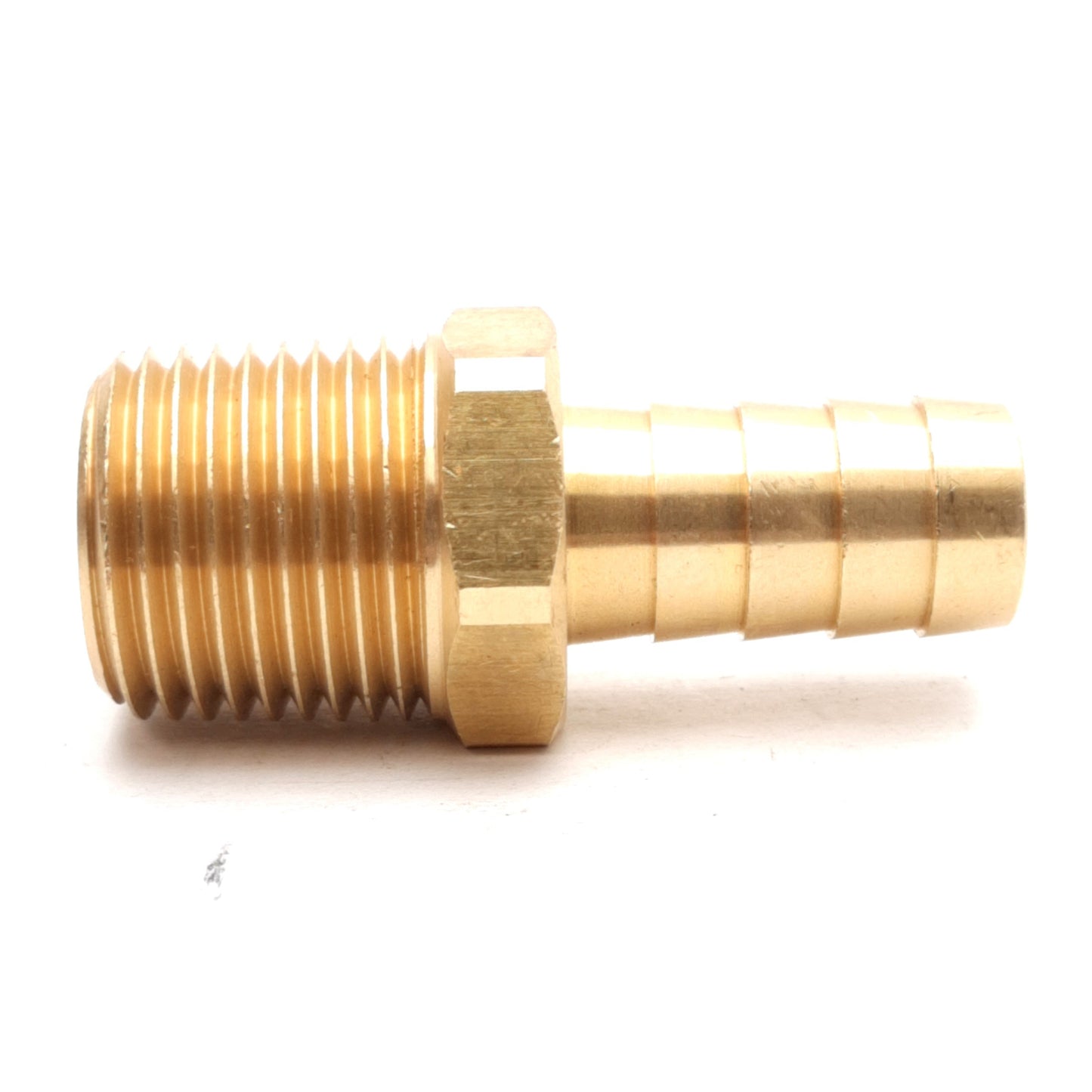 New Lot of 10 Midland 32456 Brass Male BPST Adapter, 1/2in BSPT Male to 1/2in Barb