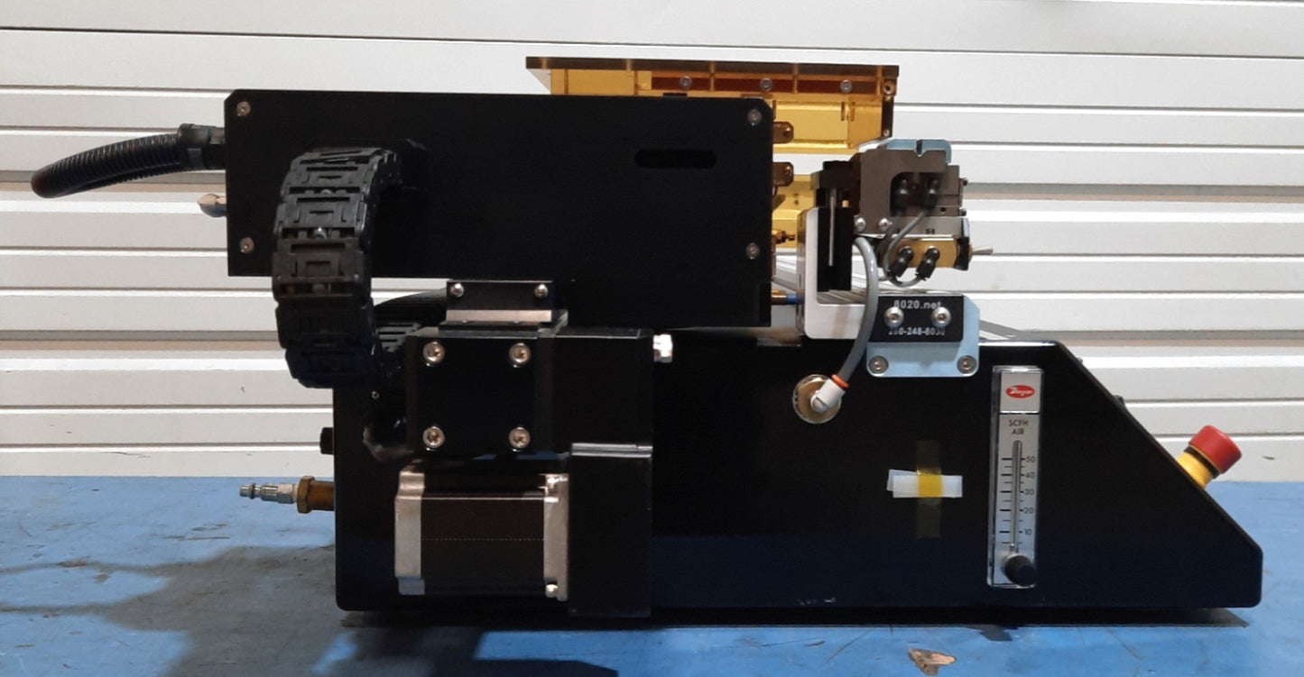 Used Beahm Designs 410-A Horizontal Laminator 750mm 20mm/sec 200-750°F 100PSI 120VAC