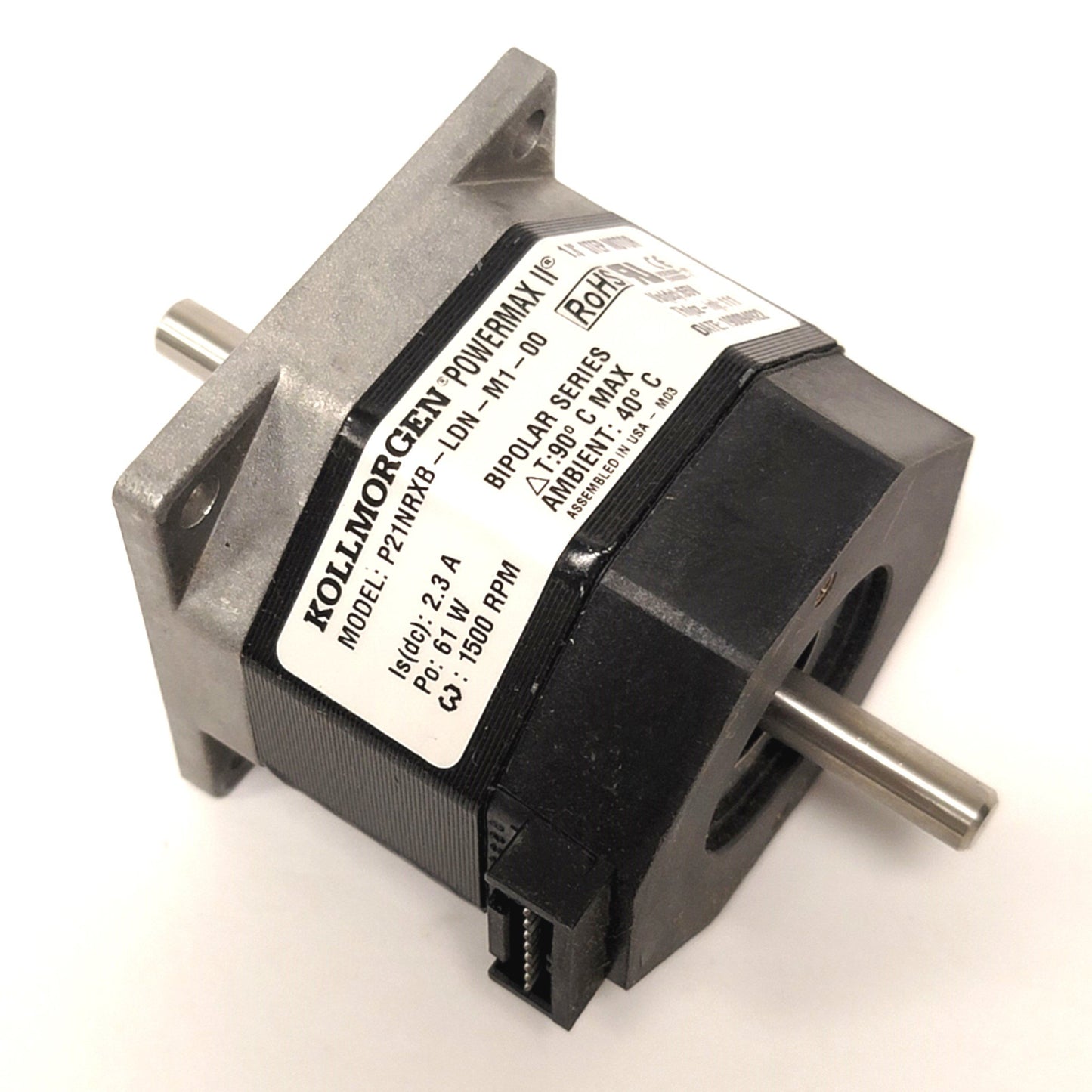 New Kollmorgen P21NRXB-LDN-M1-00 POWERMAX II 1.8° Stepper Motor 65VDC 2.3A 111oz-in