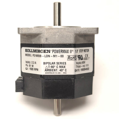 New Kollmorgen P21NRXB-LDN-M1-00 POWERMAX II 1.8° Stepper Motor 65VDC 2.3A 111oz-in