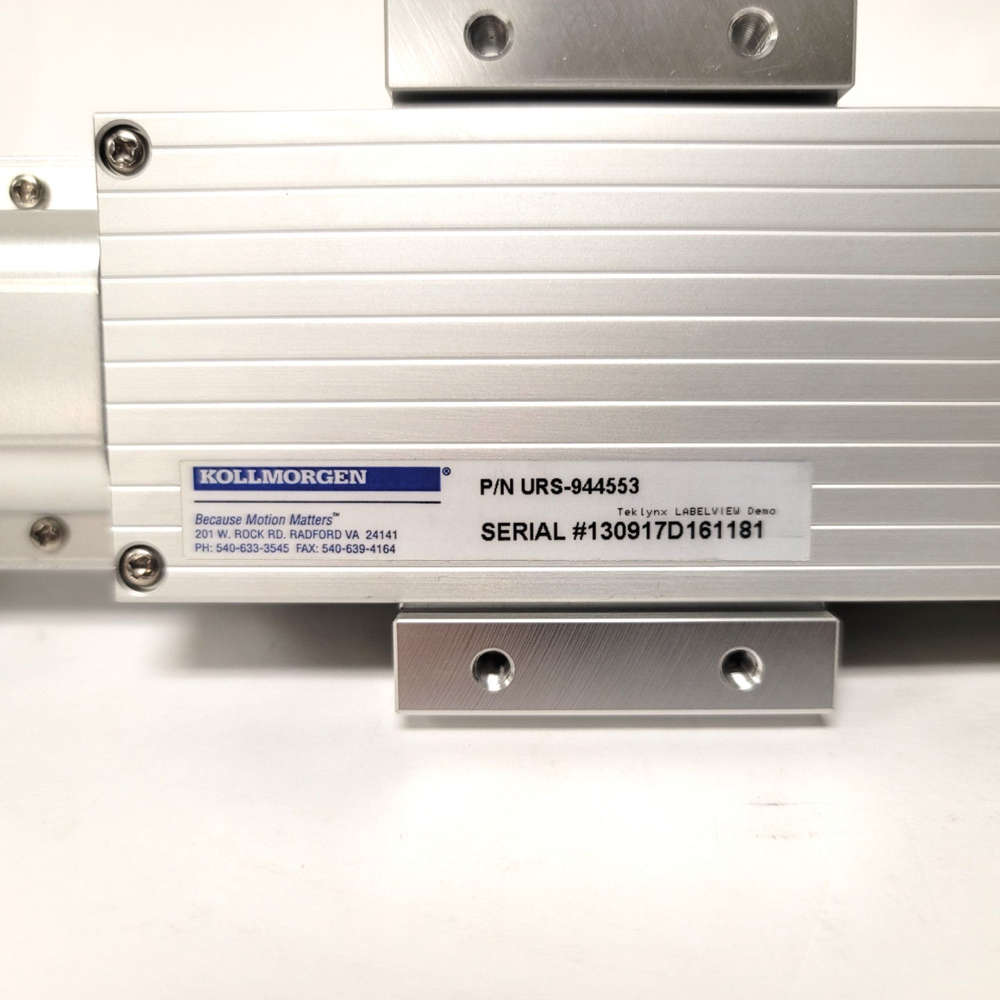 New Kollmorgen URS3310A-300-X23H Ball Screw Linear Actuator 200mm Stroke NEMA 23