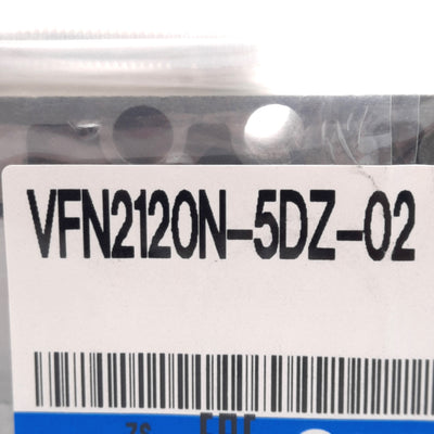 New SMC VFN2120N-5DZ-02 Solenoid Valve, 24VDC Coil, 0.15-0.9MPa, Rc1/4 Ports