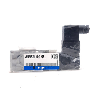 New SMC VFN2120N-5DZ-02 Solenoid Valve, 24VDC Coil, 0.15-0.9MPa, Rc1/4 Ports